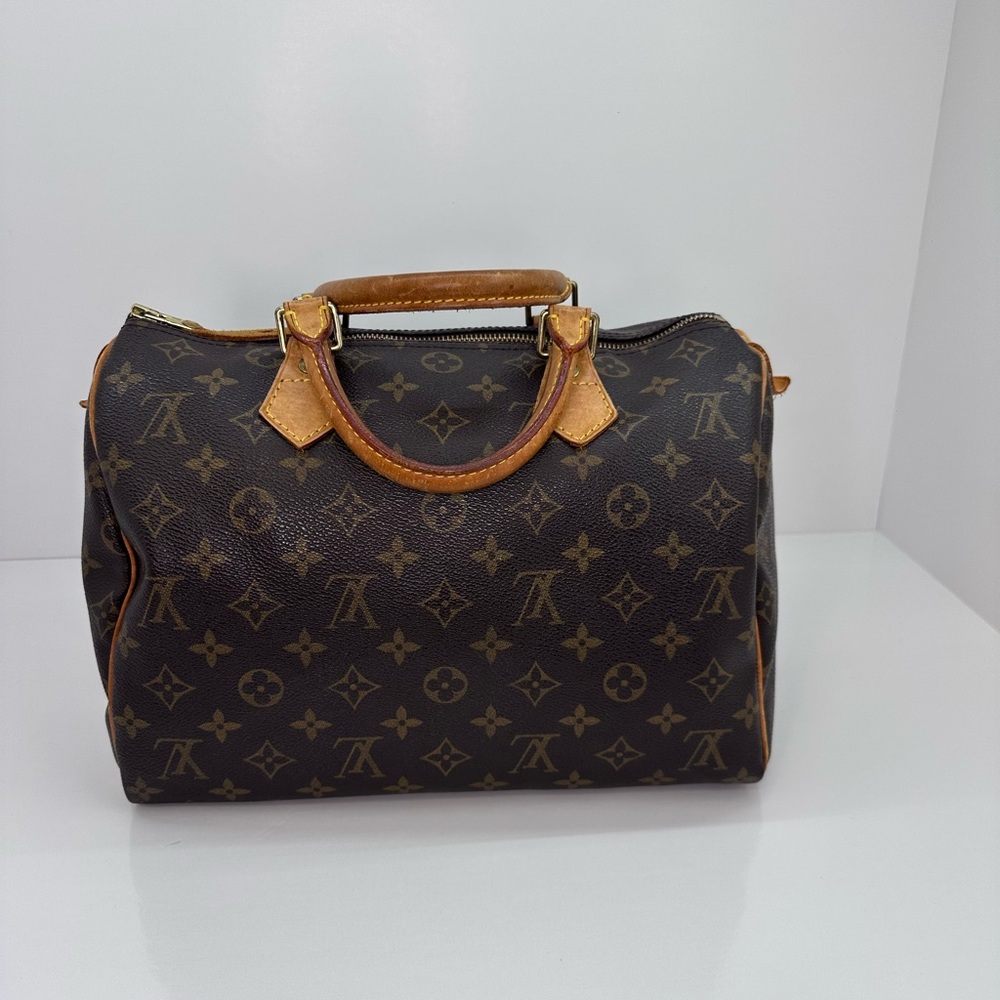 Louis Vuitton Brown Monogram speedy 30 - Picture 2 of 16